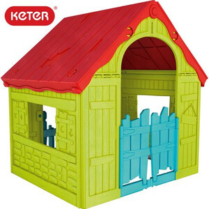 Сгъваема пластмасова къща за игра Keter Wonderfold Сгъваема пластмасова къща за игра Keter Wonderfold
