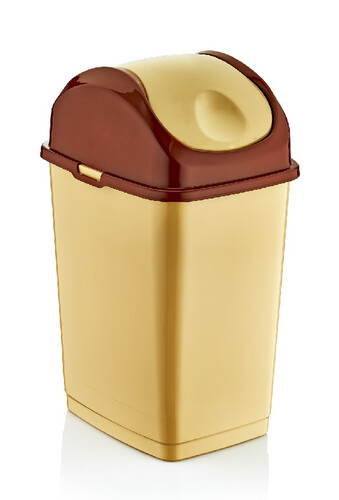 Пластмасов кош с люлеещ се капак DANYA 5-50 л.