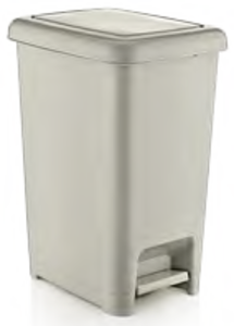 Правоъгълен кош с педали DANYA SLIM 10-25 л. Правоъгълен кош с педали DANYA SLIM 10-25 л.