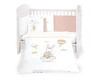Бебешки спален комплект 6 части 60/120 Rabbits in Love Kikka Boo-megahome.bg