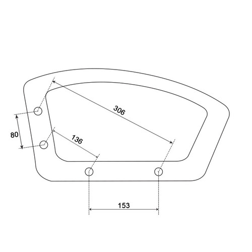 Подлакътник Carmen за стол 6075