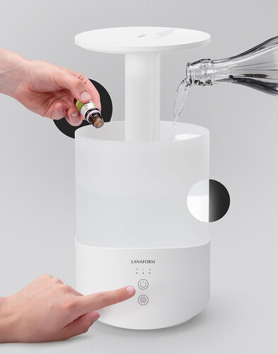 Овлажнител с етерични масла Lanaform Dobra