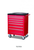 Инструментална количка 7 отделения с пластмасов капак Torin-megahome.bg