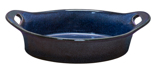 Овална керамична тава за печене 20,8х12х5,8 см.