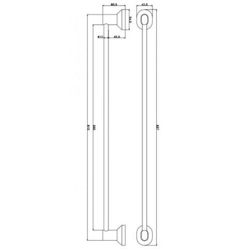 Поставка за хавлии Makena Quad