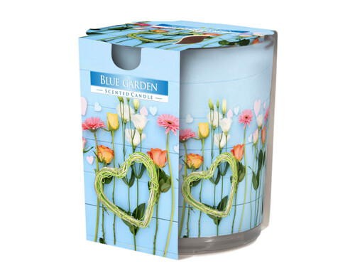 Ароматизирана свещ в украсена чаша, ø7.8 x 7.2 cm