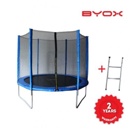 Детски батут с външна мрежа Byox Jump 8FT 244 см