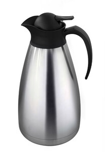 Иноксова термокана с черен капак 1-2 л.