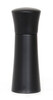 Мелничка за черен пипер или сол в черен цвят 15-20 см.-megahome.bg