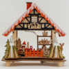 Коледна светеща къщичка с 5бр LED светлини-megahome.bg
