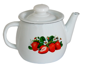 Емайлиран чайник КЛУБНИКА 1 л.