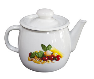 Емайлиран чайник ПАСТА 1 л. Емайлиран чайник ПАСТА 1 л.