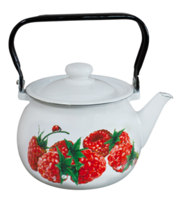 Емайлиран чайник с метална дръжка МАЛИНА 2 л. Емайлиран чайник с метална дръжка МАЛИНА 2 л.