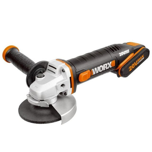 Акумулаторен ъглошлайф Worx WX800 20 V Ø 115 мм 2 х 2.0 Ah