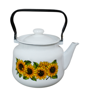 Емайлиран чайник с метална дръжка СОНЕЧКО 3,5 л.