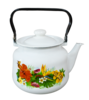 Емайлиран чайник с метална дръжка УРАНИЯ 3,5 л.-megahome.bg