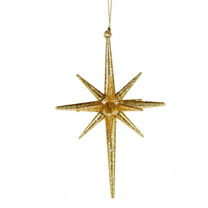 Играчка златна звезда WL34