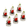 Коледни свещи снежковци 6 бр MH127-megahome.bg