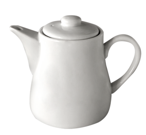 Чайник от порцелан в бял цвят 475 мл.