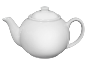 Чайник от порцелан в бял цвят 800 мл.