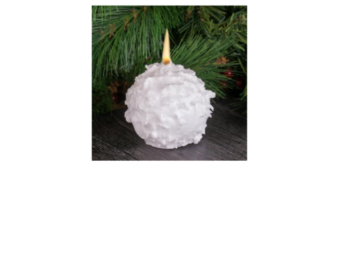 Свещ снежна топка MH133