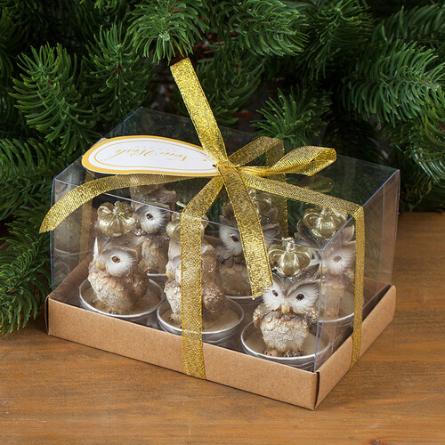 Свещи бухалчета с коронки 	MH136