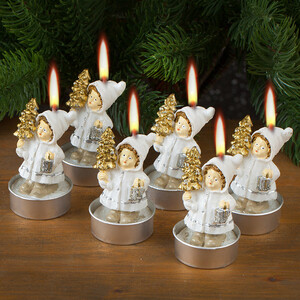 Свещи дечица с елха MH137