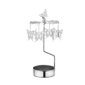 Свещник въртележка пеперуди SS002S