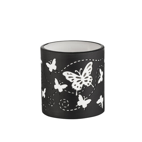 Коледен свещник стъкло дядо коледа SS009S