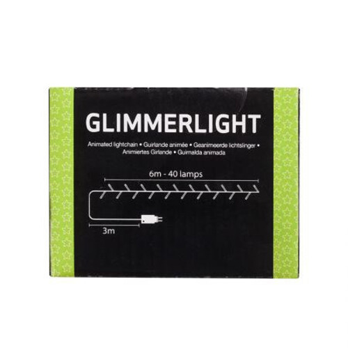 Коледно осветление 6 м 40 мигащи диода топла светлина LC15