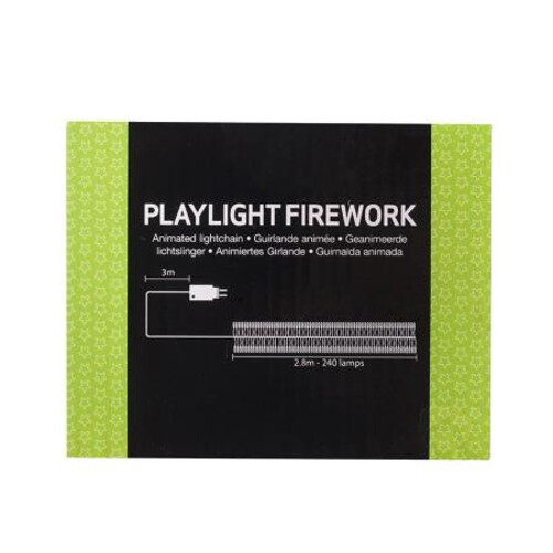 Коледно осветление 2,8 м 240 мигащи диода студена светлина LC22