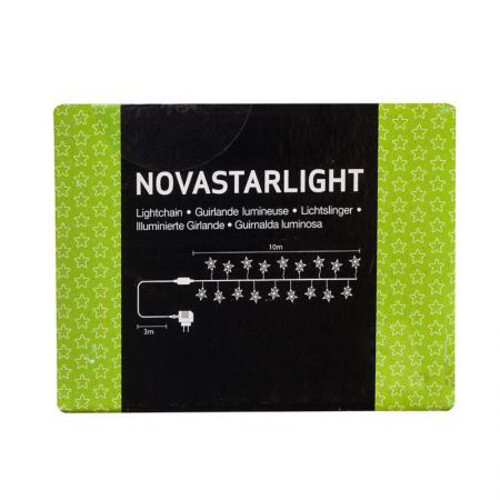 Коледно осветление 10 м 40 мигащи диода студена светлина LC24