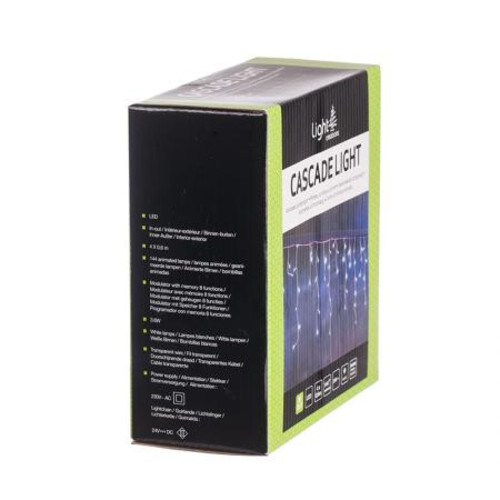 Коледно осветление 4х0,6м 144 мигащи диода студена светлина LC27