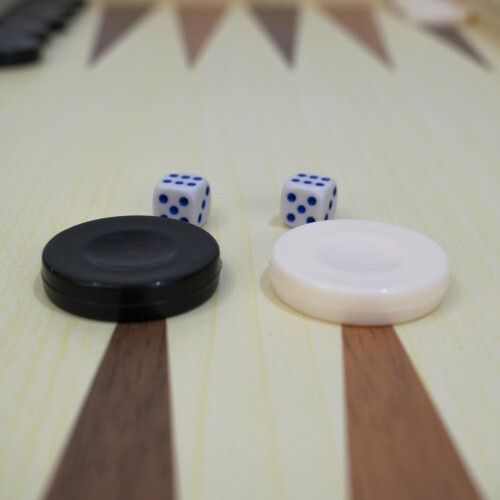 Шах и дама и табла Maxima 49.5 х 49 см с фигури 4-9 см