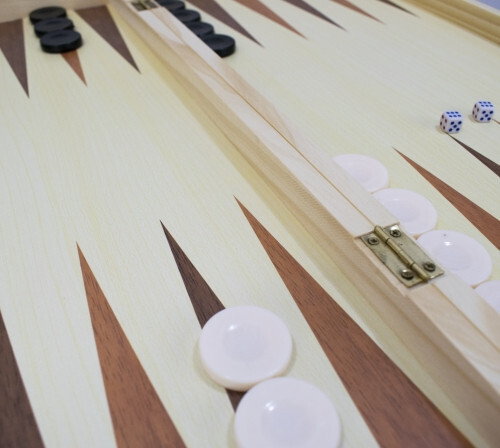 Шах и дама и табла Maxima 49.5 х 49 см с фигури 4-9 см