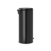 Кош за смет с педал Brabantia NewIcon Matt Black 30 л.-megahome.bg