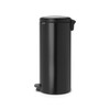 Кош за смет с педал Brabantia NewIcon Matt Black 30 л.-megahome.bg