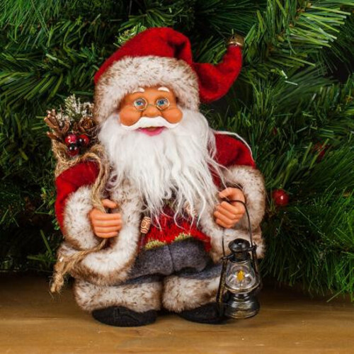 Фигурка ходещ Дядо Коледа музикален CK54