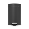 Кош за смет с педал Brabantia NewIcon Mineral Infinite Grey 12 л-megahome.bg