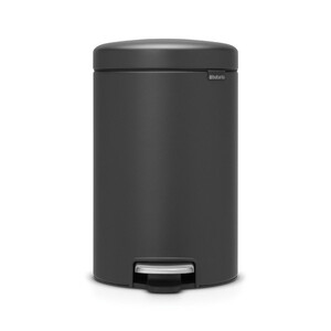 Кош за смет с педал Brabantia NewIcon Mineral Infinite Grey 12 л