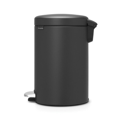 Кош за смет с педал Brabantia NewIcon Mineral Infinite Grey 12 л