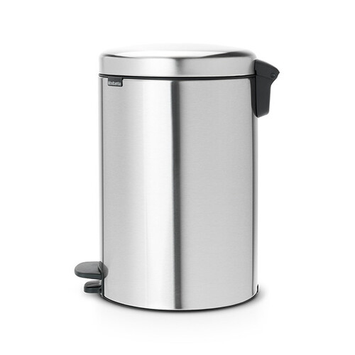 Кош за смет с педал Brabantia NewIcon Matt Steel Fingerpri 20 л.
