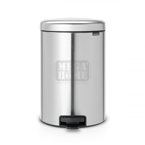 Кош за смет с педал Brabantia NewIcon Matt Steel Fingerpri 20 л.