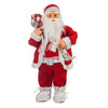 Фигурка червен Дядо Коледа с чувал с подаръци CK99-megahome.bg