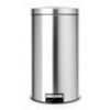 Кош за смет с педал Brabantia Silent Twin Matt Steel Fin 2х20 л.-megahome.bg