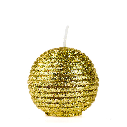 Коледна свещ с брокат DA37