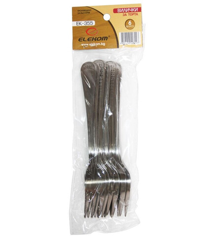 Вилици за торта Елеком 6 броя ЕК-355