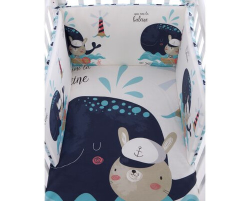 Бебешки спален комплект 2 части 60/120 Happy Sailor Kikka Boo