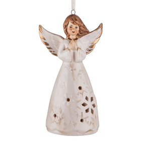 Коледно светещо ангелче със златни крила DH100 Коледно светещо ангелче със златни крила DH100