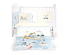 Бебешки спален комплект 6 части 60/120 The Fish Panda Kikka Boo-megahome.bg